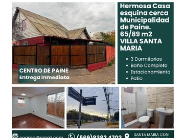 Venta / Casa / Paine