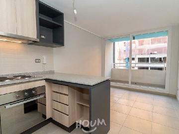 Departamento en arriendo mensual en Carvajal, La Cisterna - 2 dormitorios, 1 baño