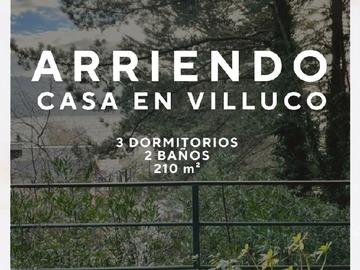 Casa en arriendo mensual en Casa villuco 3 dormitorios, Chiguayante - 3 dormitorios, 2 baños
