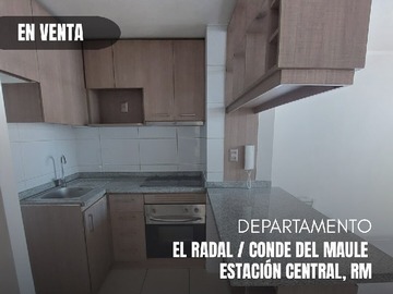 Departamento en venta en Radal 0102, Estación Central - 2 dormitorios, 2 baños