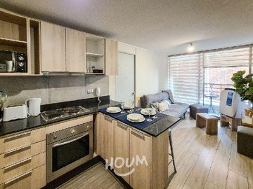 Departamento en arriendo mensual en Morandé, Santiago - 2 dormitorios, 2 baños