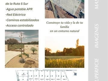 Parcela en venta en Fundo camino el medio s/n, San Fernando