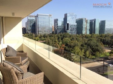 Departamento en arriendo mensual en Amoblado frente a parque araucano y a minutos de metro manquhue, Las Condes - 2 dormitorios, 2 baños