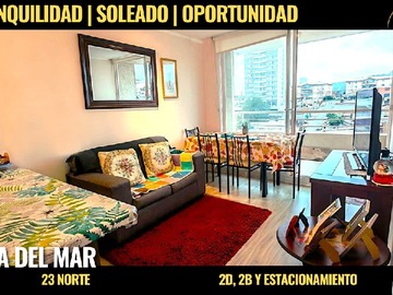 Departamento en venta en 23 norte 1827, Viña del Mar - 2 dormitorios, 2 baños
