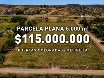 Parcela en venta en Puertas coloradas, Melipilla
