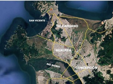 Terreno Industrial en venta en Calle Almirante Latorre, Talcahuano