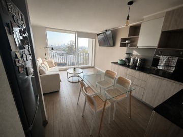 Departamento en arriendo mensual en Metro ñuble, San Joaquín - 1 baño