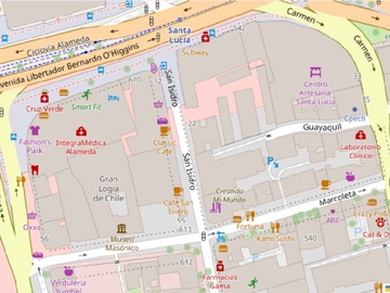 Estacionamiento en arriendo mensual en San Isidro 40, Santiago
