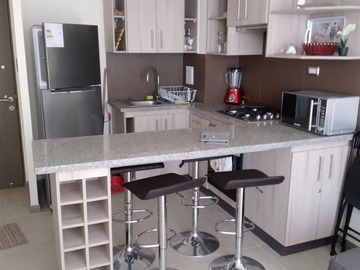 Departamento en arriendo mensual en Condominio jardines del pacifico 2, La Serena - 2 dormitorios, 1 baño