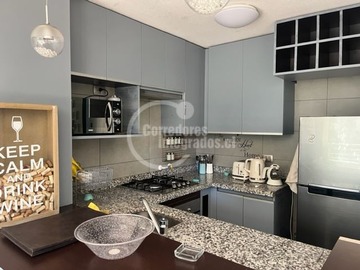 Departamento en arriendo mensual en Luis carrera, kennedy, amoblado, Vitacura - 2 dormitorios, 1 baño