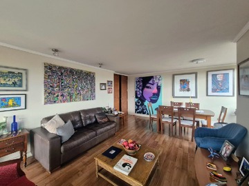 Departamento en arriendo mensual en Av. Kennedy - luis carrera, Vitacura - 4 dormitorios, 3 baños