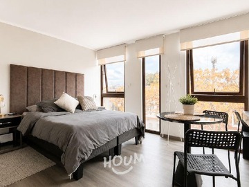 Departamento en arriendo mensual en General Bulnes, Santiago - 1 dormitorio, 1 baño