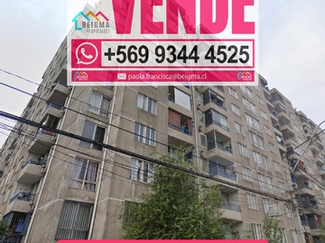 Departamento en venta en Departamento 2D 1B Cerca Metro Matta - 2 dormitorios, 1 baño