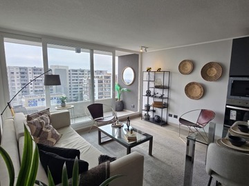 Departamento en arriendo mensual en Metro rojas magallanes, La Florida - 2 dormitorios, 2 baños