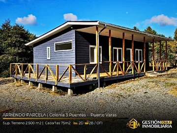 Casa en arriendo mensual en Exclusivo Colonia Tres Puentes, Puerto Varas (143178), Puerto Varas - 2 dormitorios, 2 baños