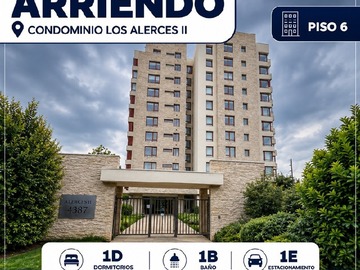 Departamento en arriendo mensual en Condominio los alerces 2, Talca - 1 dormitorio, 1 baño