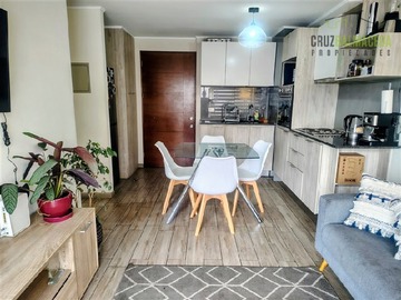 Departamento en arriendo mensual en Vicuña Mackenna con Victoria, Santiago - 2 dormitorios, 1 baño