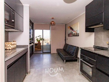 Departamento en arriendo mensual en Avenida Vicuña Mackenna, Santiago - 1 dormitorio, 1 baño