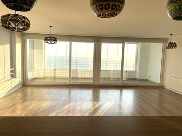 Departamento en arriendo mensual en Vista al mar, Amplio departamento de 3 dormitorios en Edmundo Eluchans, Concón., Viña del Mar - 3 dormitorios, 3 baños