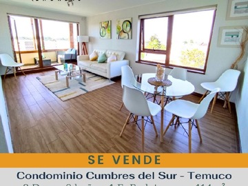 Departamento en venta en Avda gabriela mistral/montes sabinos, Temuco - 3 dormitorios, 3 baños