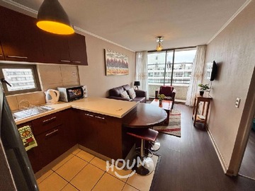 Departamento en arriendo mensual en General Mackenna, Santiago - 2 dormitorios, 1 baño