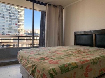 Departamento en arriendo mensual en Depto amoblado con terraza privada · Piso 20 (146482), Estación Central - 1 dormitorio, 1 baño