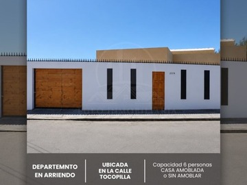 Casa en arriendo mensual en Avenida grecia, Calama - 4 dormitorios, 2 baños