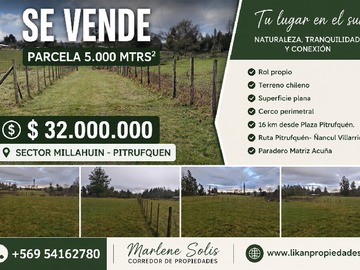 Venta / Parcela / Pitrufquén