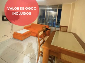 Departamento en arriendo mensual en Arriendo 3D + 1B + 2 terrazas (178262), Independencia - 3 dormitorios, 1 baño