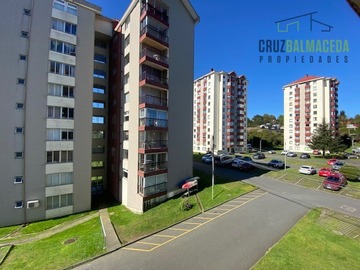 Departamento en arriendo mensual en Dpto en Condominio Brisas del Mar - Pelluco, Puerto Montt - 3 dormitorios, 2 baños