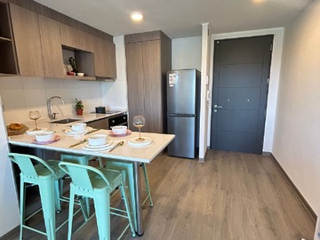 Departamento en arriendo mensual en Depto NUEVO y amplio de 44 m2 , Bod, Metro (171095), Macul - 1 dormitorio, 1 baño