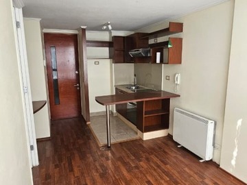 Departamento en arriendo mensual en Inmejorable ubicacion, luminoso, Santiago - 1 dormitorio, 1 baño