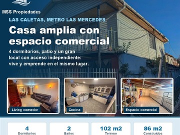 Casa en venta en Casa Caleta Morritos 1047, Puente Alto - 4 dormitorios, 2 baños