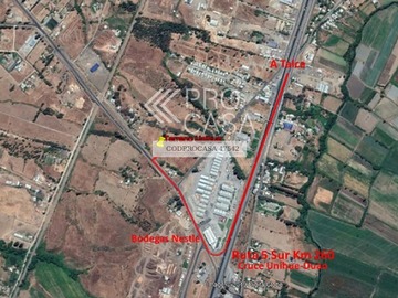 Sitio en arriendo mensual en Panamericana Sur 1209 - Cruce Unihue Duo, Talca