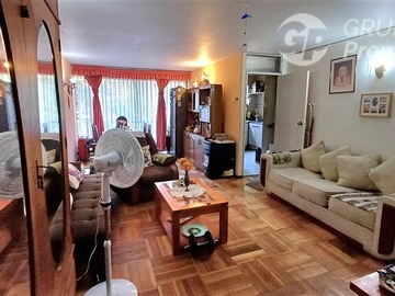 Departamento en venta en Serrano con Eyzaguirre, Santiago - 3 dormitorios, 2 baños
