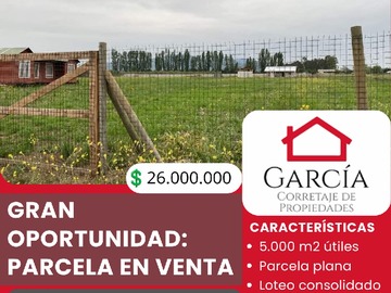 Parcela en venta en Teno, Curicó