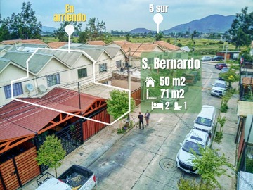 Casa en arriendo mensual en Parque Fray Jorge Norte 649, San Bernardo, Región Metropolitana de Santiago 8050000, Chile, San Bernardo - 2 dormitorios, 1 baño