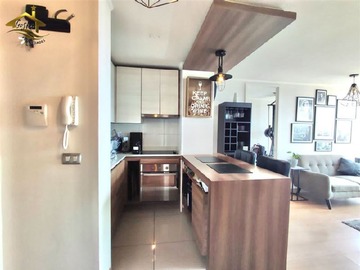 Departamento en arriendo mensual en Plaza ñuñoa, Ñuñoa - 2 dormitorios, 1 baño