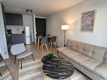 Departamento en arriendo mensual en Depto. Amoblado de 1D1B en Estación Central (168710), Estación Central - 1 dormitorio, 1 baño