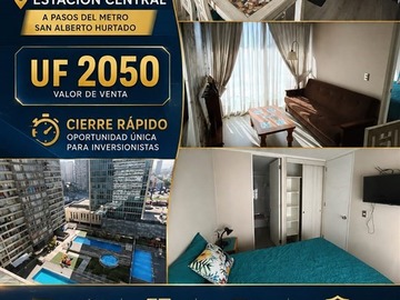 Departamento en venta en Toro Mazotte Con Alameda, Estación Central - 2 dormitorios, 2 baños