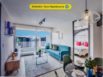 Departamento en venta en Vicuña Mackenna Poniente #7189, La Florida - 1 dormitorio, 1 baño