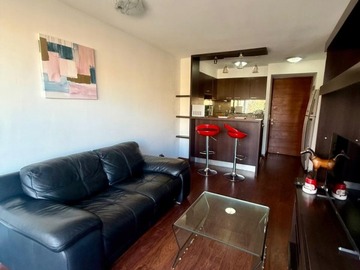 Departamento en arriendo mensual en Avenida los leones 1300, Providencia - 1 dormitorio, 1 baño