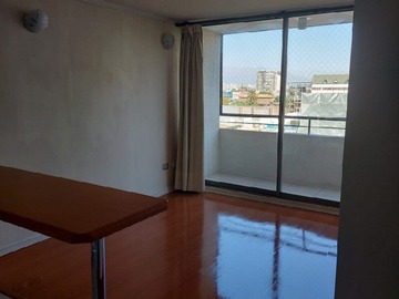 Departamento en arriendo mensual en santa isabel 747, Santiago - 2 dormitorios, 1 baño