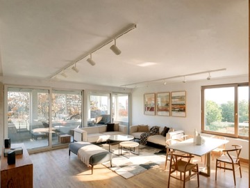 Departamento en venta en Escuela militar, Las Condes - 3 dormitorios, 2 baños