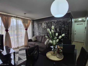 Departamento en arriendo mensual en Arriendo departamnto amoblado 3D+1B+1E (177897), Viña del Mar - 3 dormitorios, 1 baño