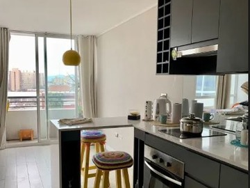 Departamento en venta en avenida brasil/santo domingo, Santiago - 1 dormitorio, 1 baño