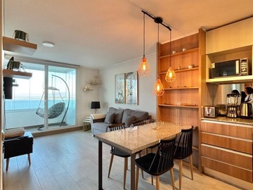 Departamento en arriendo mensual en Concón, Concón - 2 dormitorios, 2 baños