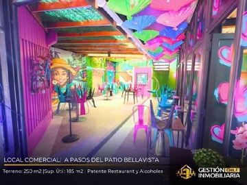 Local Comercial en venta en Venta Local Comercial | con Patente de Alcoholes (176742), Providencia - 3 baños