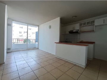 Departamento en arriendo mensual en Condominio brisas de kennedy v, Rancagua - 3 dormitorios, 1 baño