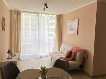 Departamento en arriendo mensual en Ecuador & pablo neruda // amoblado, Estación Central - 2 dormitorios, 1 baño